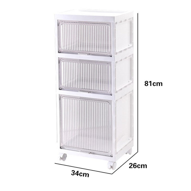 Transparent Fluted cabinet drawer