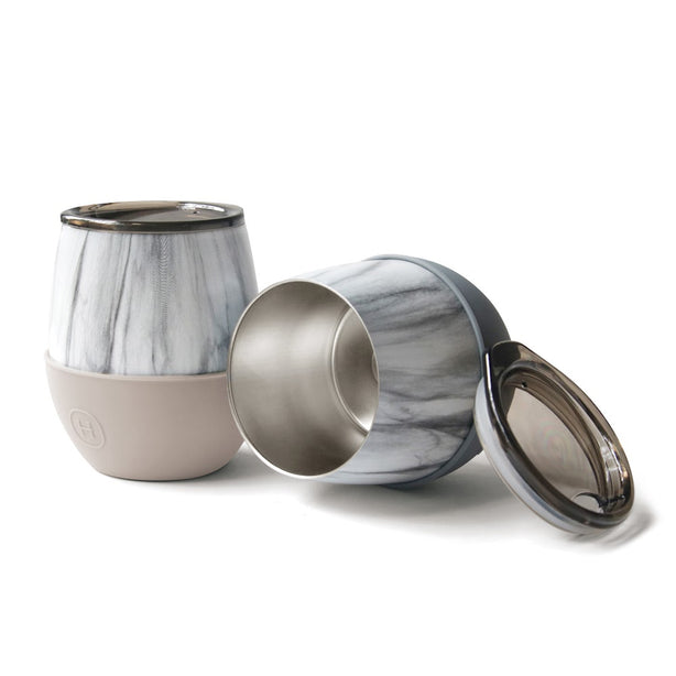 Hydy Delicia Tumbler 240ML White Marble