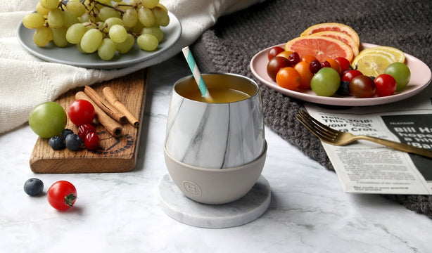 Hydy Delicia Tumbler 240ML White Marble