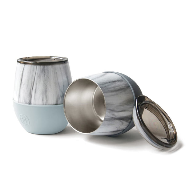 Hydy Delicia Tumbler 240ML White Marble