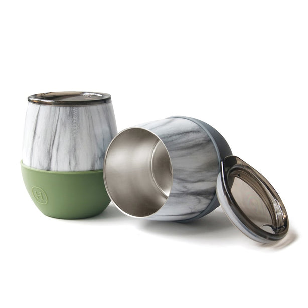 Hydy Delicia Tumbler 240ML White Marble