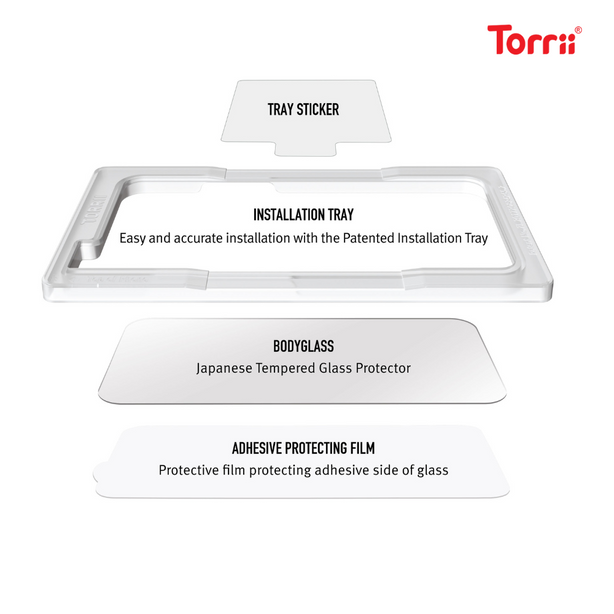 TORRII BODYGLASS for iPhone 15 Pro (6.1