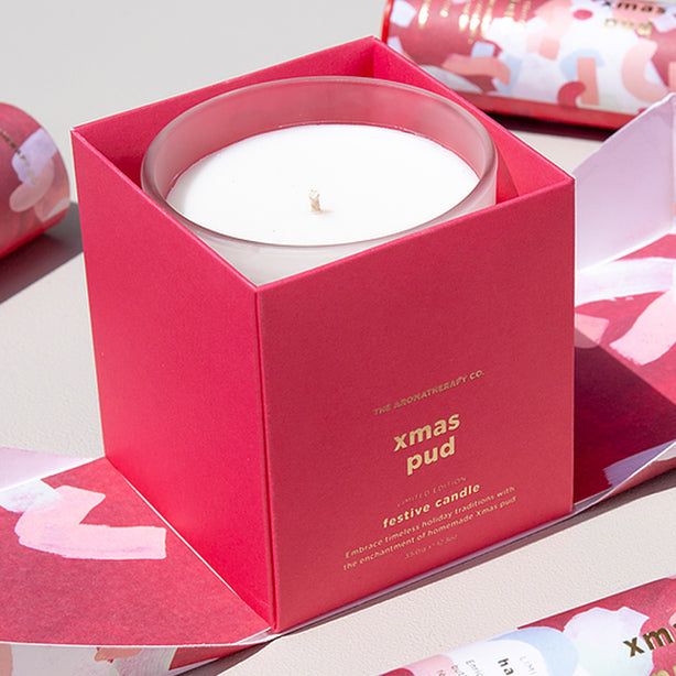 TAC Festive Favours Soy Candle - Xmas Pud (350g)