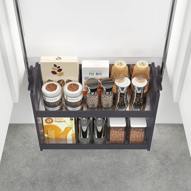Smart Vertical Descending Elevator Storage Basket Rack