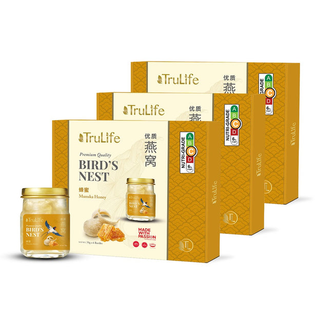 TruLife Premium Bird's Nest with Manuka Honey 6x70g