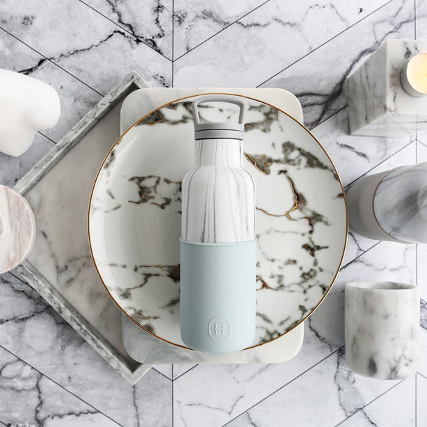 Hydy CinCin Bottle 480ML White Marble