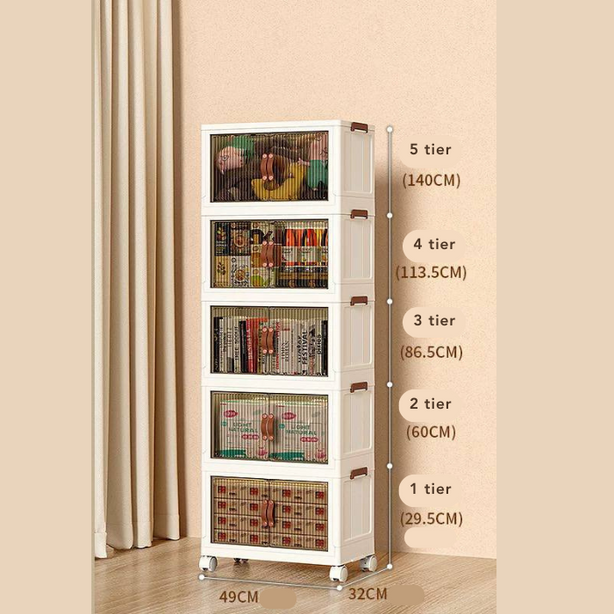 Collapsible Storage Drawer Cabinets