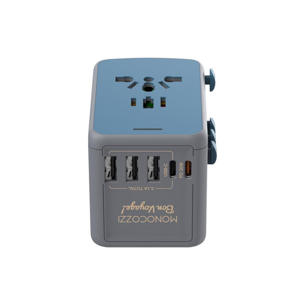 Monocozzi Bon Voyage 35W Travel Adaptor with 3 x USB and 2 x USB-C PD Connector