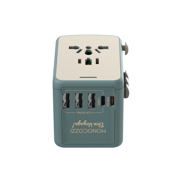 Monocozzi Bon Voyage 35W Travel Adaptor with 3 x USB and 2 x USB-C PD Connector