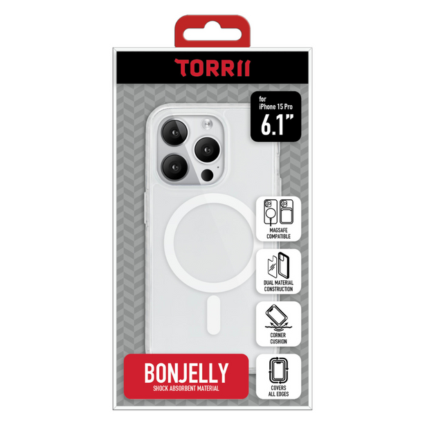 TORRII BONJELLY (MagSafe Compatible) for iPhone 15 Pro (6.1