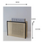 Rattan style magazine holder