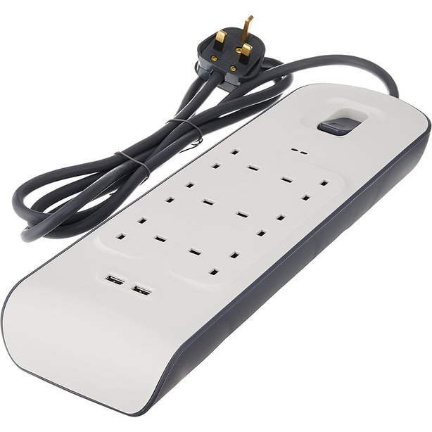 Belkin Outlet Surge Protection Strip With 2 USB Port