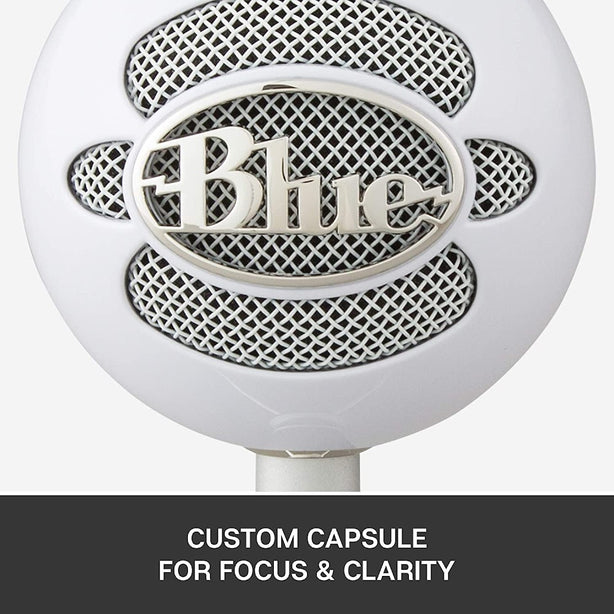 Logitech For Creators Blue Microphones Snowball iCE Plug 'n Play USB Microphone for Recording, Podcasting, Broadcasting, Twitch Game Streaming, Voiceovers, YouTube Videos on PC and Mac