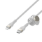 Belkin Usb-C To Lighting, Braid Sil, 1M, White Magnetic Management