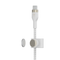 Belkin Usb-C To Lighting, Braid Sil, 1M, White Magnetic Management