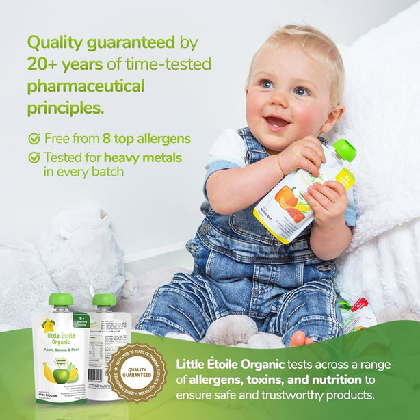 Little Etoile Baby Puree Apple & Banana Pear
