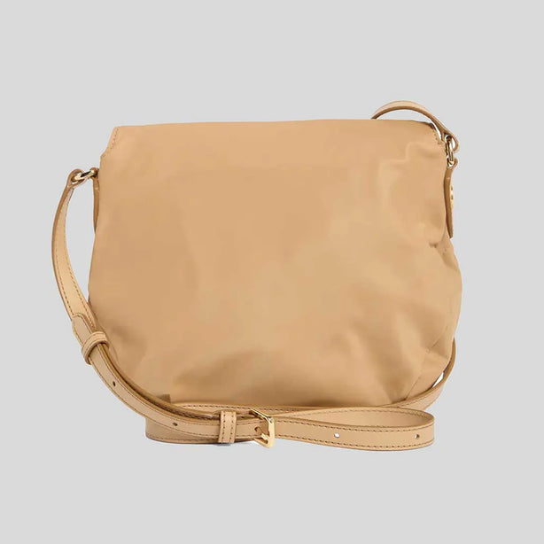 MARC JACOBS Preppy Nylon Mini Natasha Crossbody Bag Iced Coffee RB-M0012909