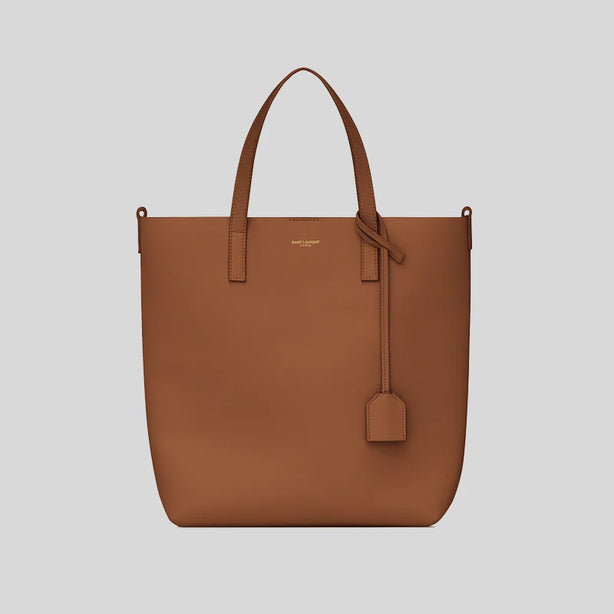 SAINT LAURENT YSL Shopping Saint Laurent Toy Crossbody Tote In Leather Brick RB-600307CSV0J
