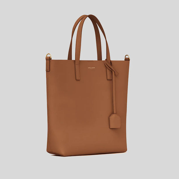 SAINT LAURENT YSL Shopping Saint Laurent Toy Crossbody Tote In Leather Brick RB-600307CSV0J