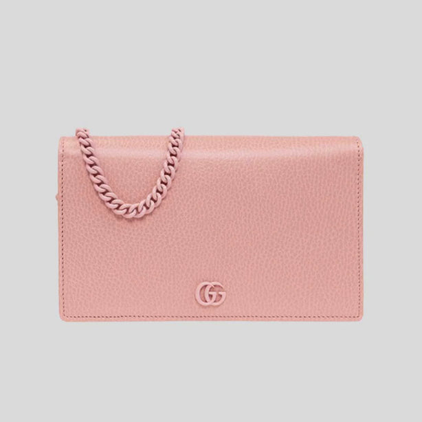 GUCCI GG Marmont Mini Chain Bag Pink RB-497985