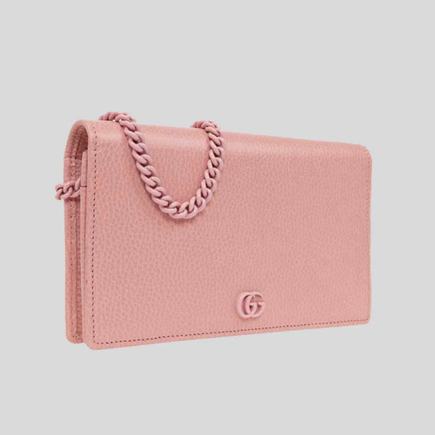 GUCCI GG Marmont Mini Chain Bag Pink RB-497985