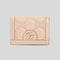 GUCCI GG Matelassé Card Case Wallet Pink Sand RB-723786