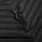 SAINT LAURENT YSL Matelasse Chain Wallet In Grain De Poudre Embossed Leather Black/Black RB-377828BOW08
