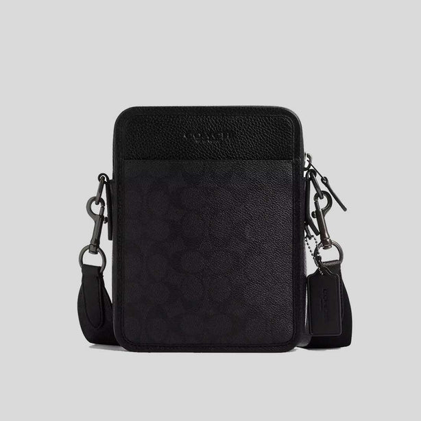 COACH Sullivan Crossbody In Signature Canvas Charcoal/Black RB-CW388