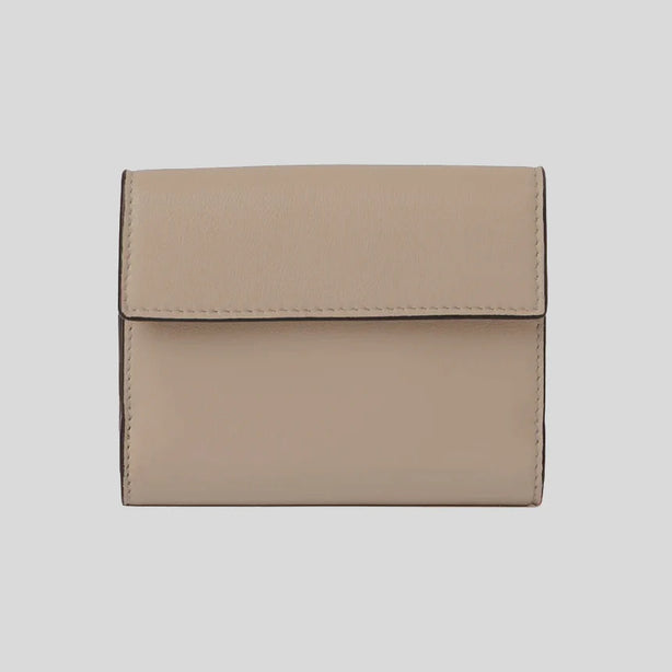 CHLOE Small Envelope Trifold Wallet In Grained Leather Motty Grey RB-CHC25SP543O93
