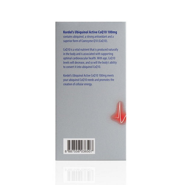 Kordel’s Ubiquinol Active CoQ10 C30