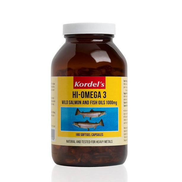 Kordel’s Hi- Omega 3 Wild Salmon and Fish Oils 1000 mg C180