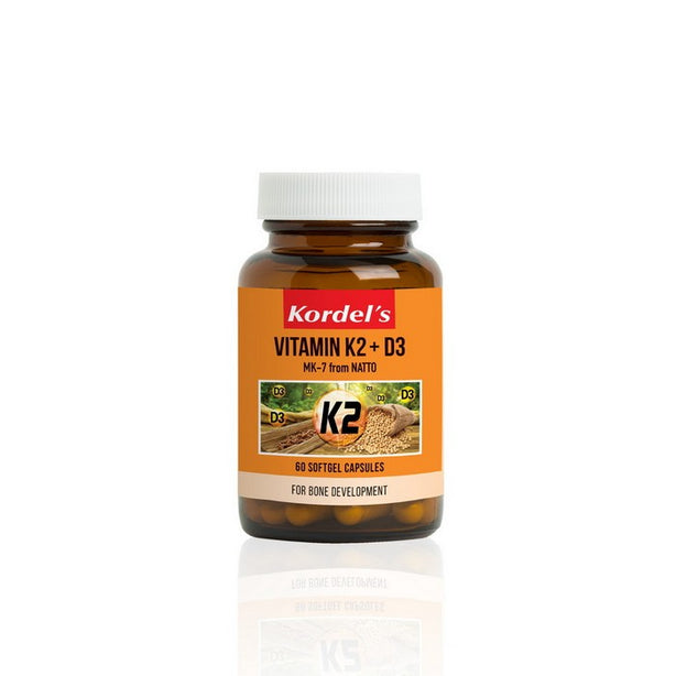 Kordel’s Vitamin K2 + D3 C60