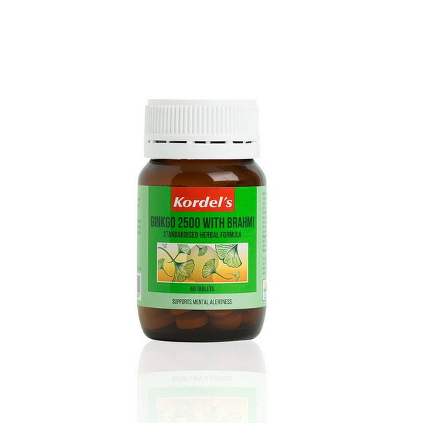Kordel’s Ginkgo 2500 with Brahmi T60