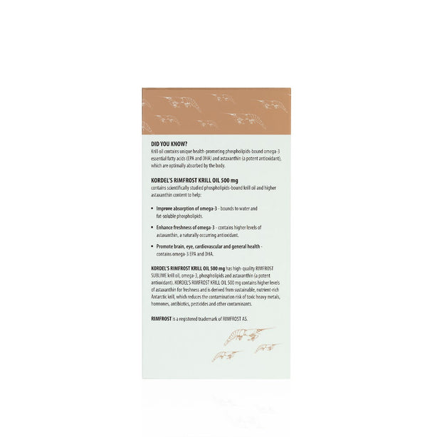 Kordel’s Rimfrost Krill Oil C60 ( Expiry 08/2026)