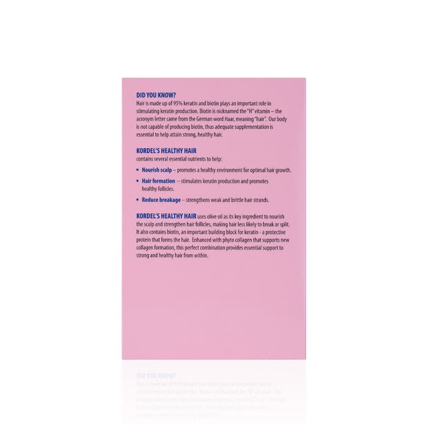 Kordel’s Healthy Hair C60