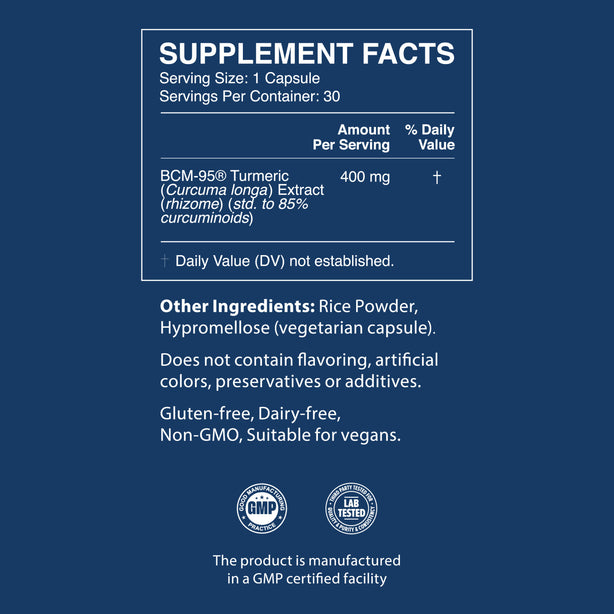 Xandro BCM-95® Turmeric Curcumin 400 mg