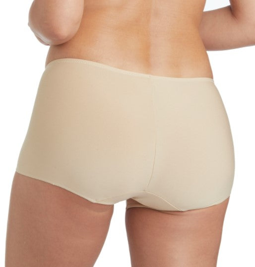 Chalone Edgies Clean Finish Microfiber Boy Short No VPL Seamless for Sheer Tight Fitting Outfit No Riding Up No Curling after Washing