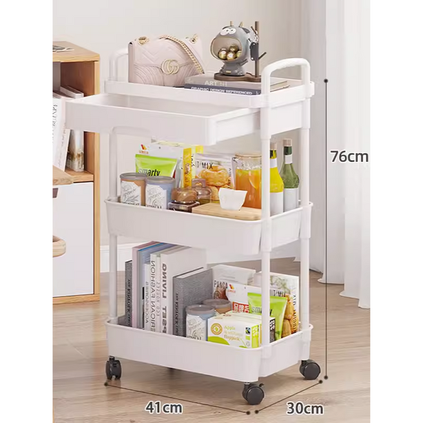 Minimalist Trolley Rack Storage organizer Furniture