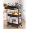 Minimalist Trolley Rack Storage organizer Furniture