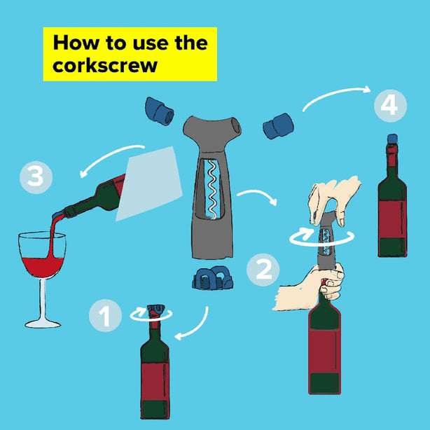 Tasty 5 In 1 Corkscrew