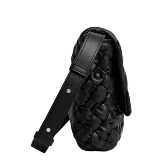 Rumple Leather Crossbody Bags - Black