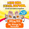 LABO Nutrition Kids DHA Brain & Bone Burstlets - Omega 3 DHA Fish Oil + Vitamin D3 for Smarter Learning Focus Brain Thinking Behaviour Immunity Eye Vision & Strong Bones Supplement