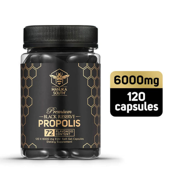 Manuka South Black Reserve Propolis for immunity anti-inflammation heart health