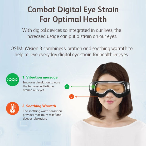 OSIM (Mix and Match Bundle) uVision 3 Eye Massager + uMist Dream Humidifier