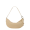 Small Hobo Shoulder Bag - Beige