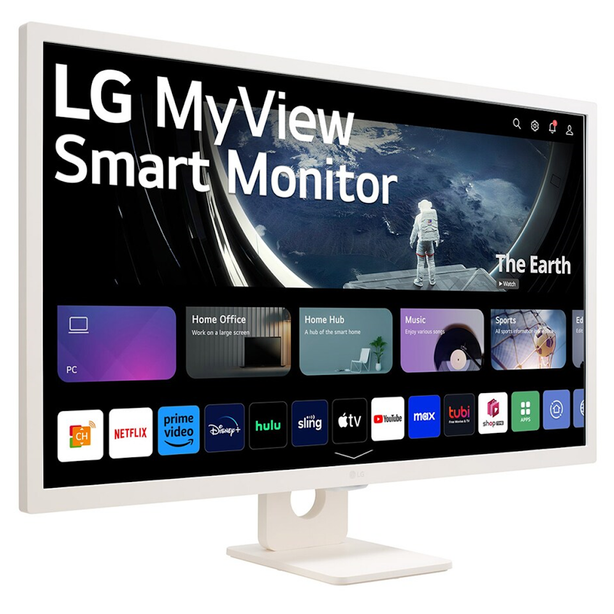 Lg 27Sr50F-W 27” Ips Smart Monitor