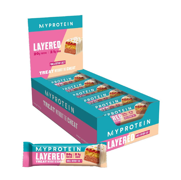 MyProtein Layered Protein Bar (Box Of 12)