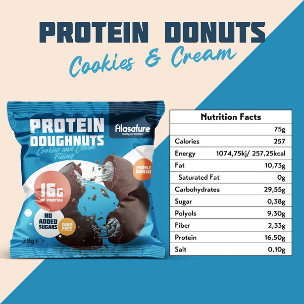 Alasature Protein Doughnuts (Box of 8)