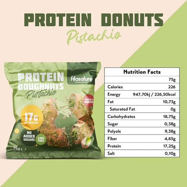 Alasature Protein Doughnuts (Box of 8)