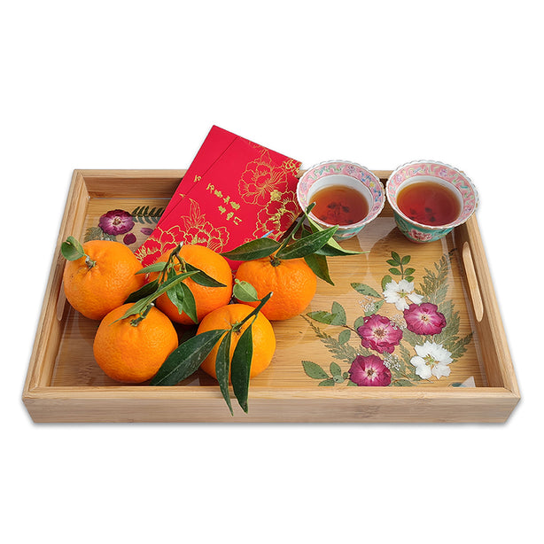 Jojomama Tiding of Peace Bamboo Tray